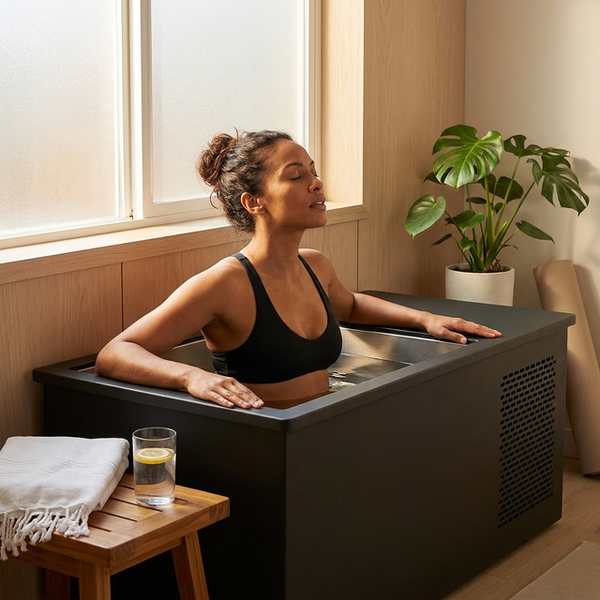 Cold Plunge Tub Built for Rapid Recovery, 316L Stainless Steel Basin, Integrated Side Chiller, Whisper Quiet