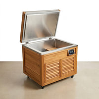 TimberChill Glacier Pro Cedar Cold Plunge — Studio Shot