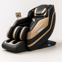 Massage Chair Designed for Full-Body Recovery, SL-Track 4D Rollers, Dual-Zone Heat, Air Compression System