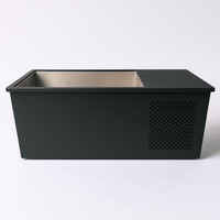 Cold Plunge Tub Built for Rapid Recovery, 316L Stainless Steel Basin, Integrated Side Chiller, Whisper Quiet