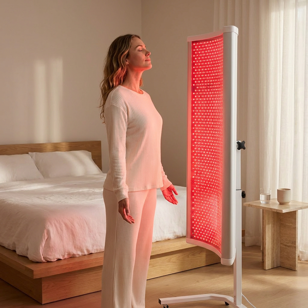 Red Light Therapy Panel Designed for Full Body Wellness, Medical-Grade LEDs, Curved Panel, Elite Recovery