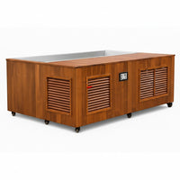 Cedar Cold Plunge Built for Recovery, 304 Stainless Steel, Soft-Close Lid, Whisper-Quiet Operation
